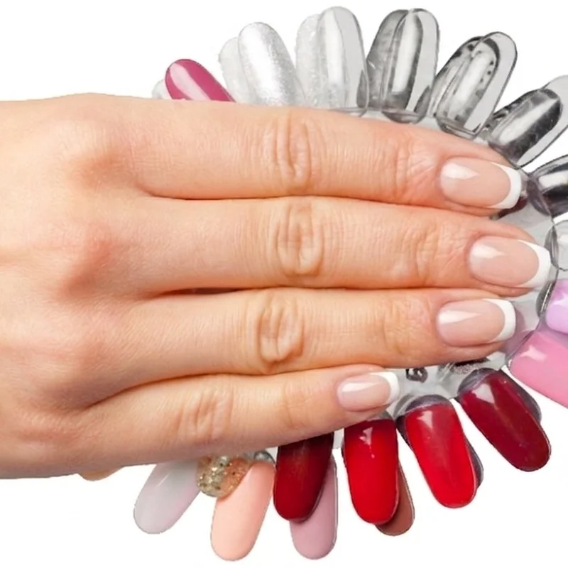 Nail art francesinha moderna