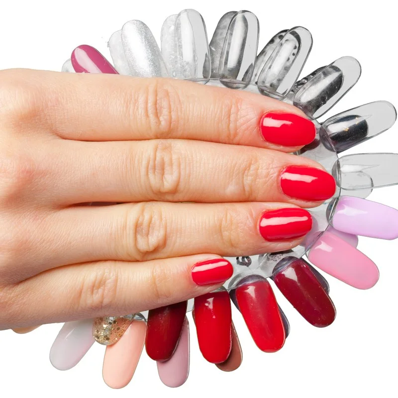 Nail art vermelho clássico